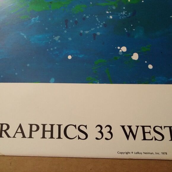 Vintage LeRoy Neiman Hammer Sailing Boat 1978 Print Lithography Original - Picture 6 of 8